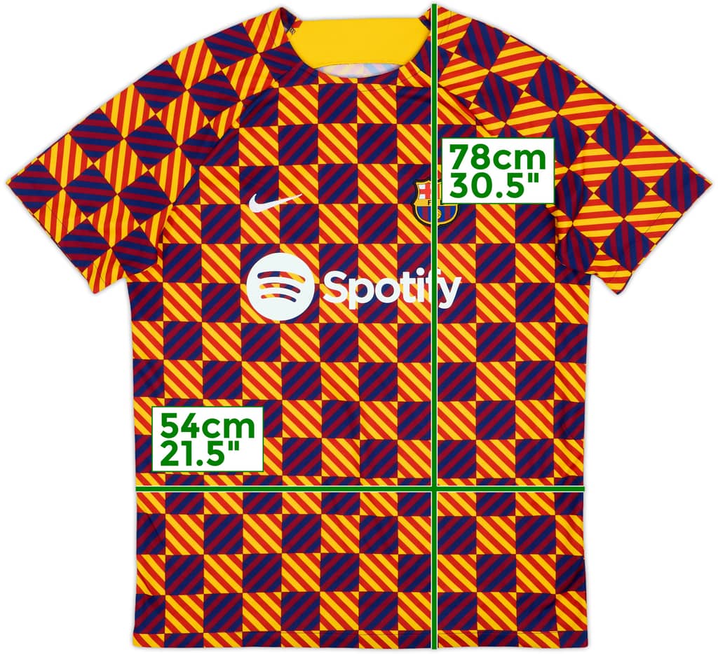 2022-23 Barcelona Nike Training Shirt - 10/10 - (L)