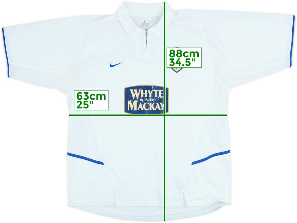 2003-04 Leeds United Home Shirt - 5/10 - (XL)