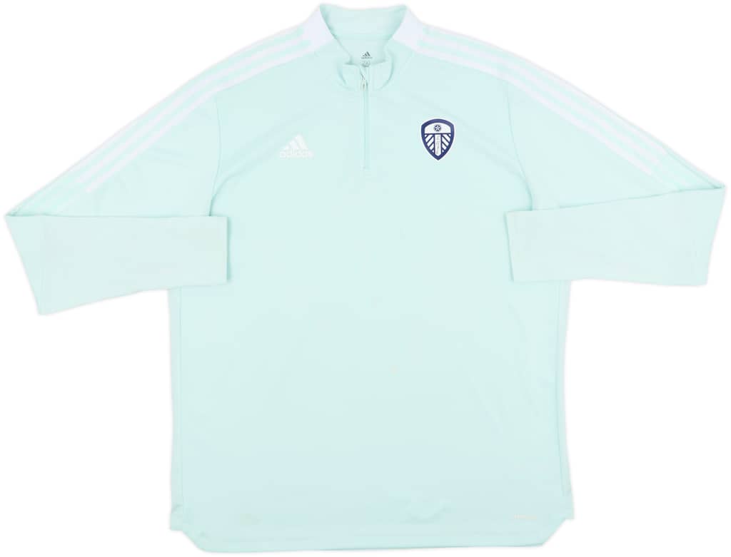 2021-22 Leeds adidas 1/4 Zip Drill Top - 7/10 - (XXL)