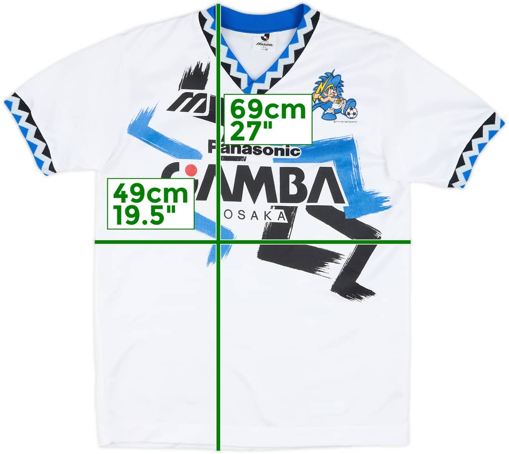 1993-95 Gamba Osaka Away Shirt - 9/10 - (M)