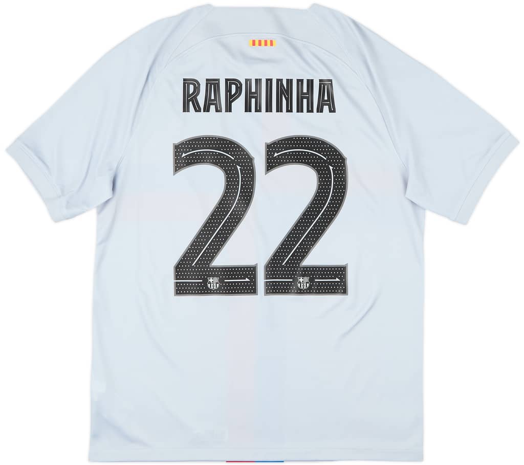 2022-23 Barcelona Third Shirt Raphinha #22 - 10/10 - (L)