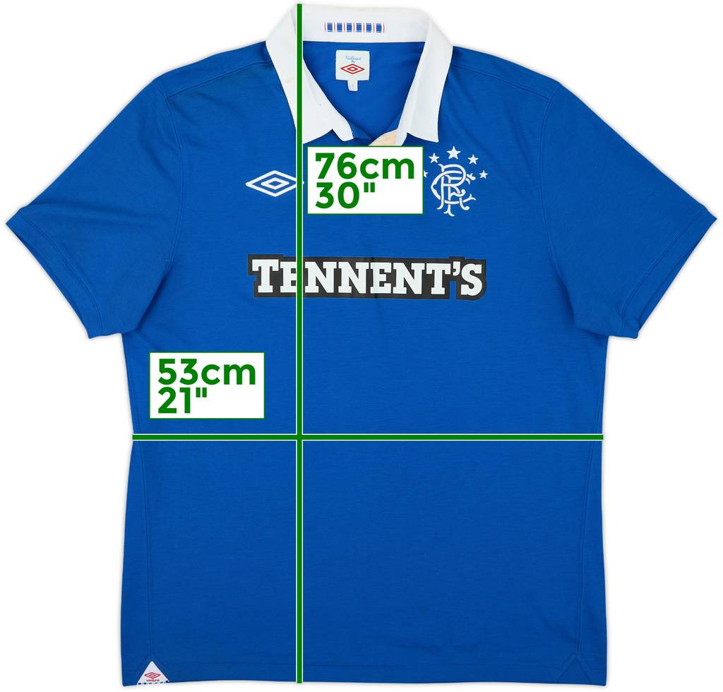 2010-11 Rangers Home Shirt - 5/10 - (L)