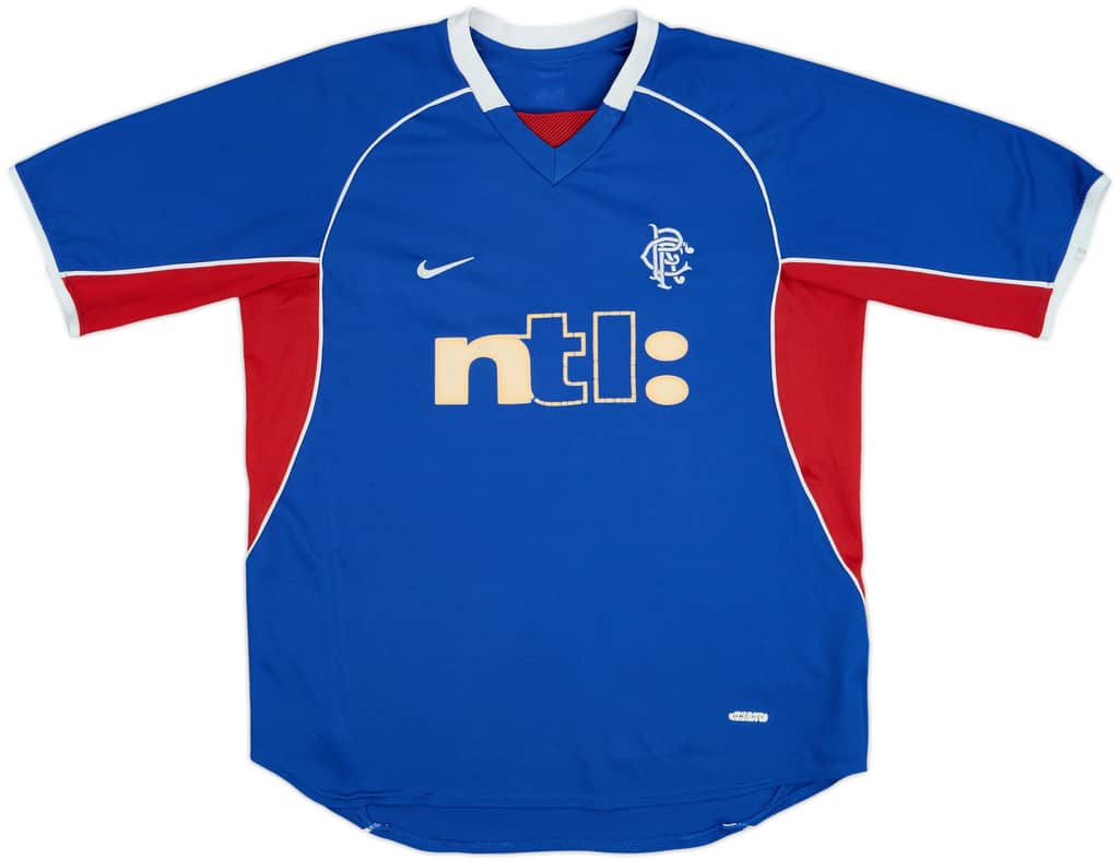 2001-02 Rangers Home Shirt - 6/10 - (L)