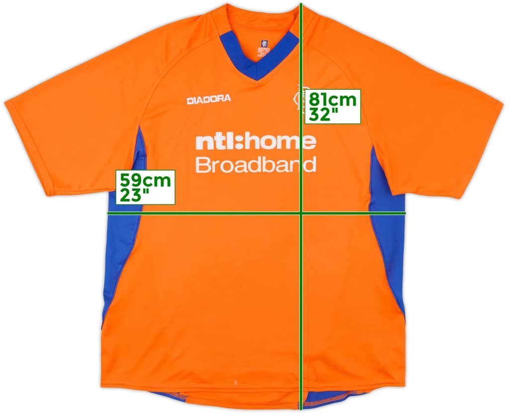 2002-03 Rangers Away Shirt - 6/10 - (XL)