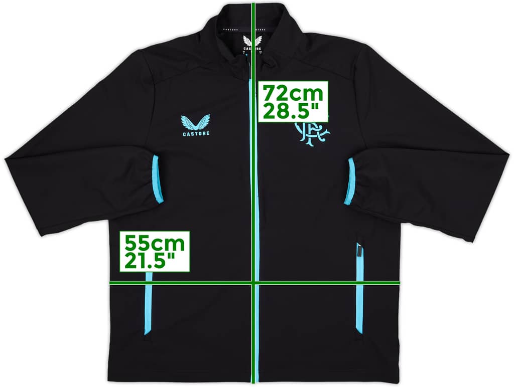 2023-24 Rangers Castore Track Jacket - 10/10 - (Women's L)