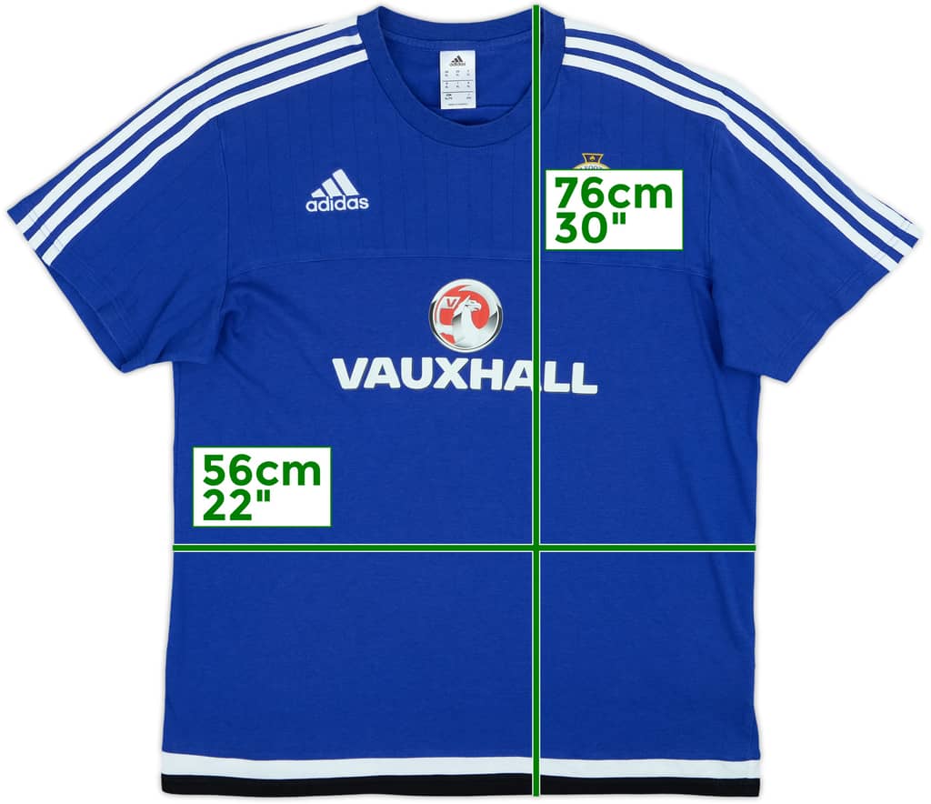 2016-17 Northern Ireland adidas Cotton Tee - 6/10 - (XL)