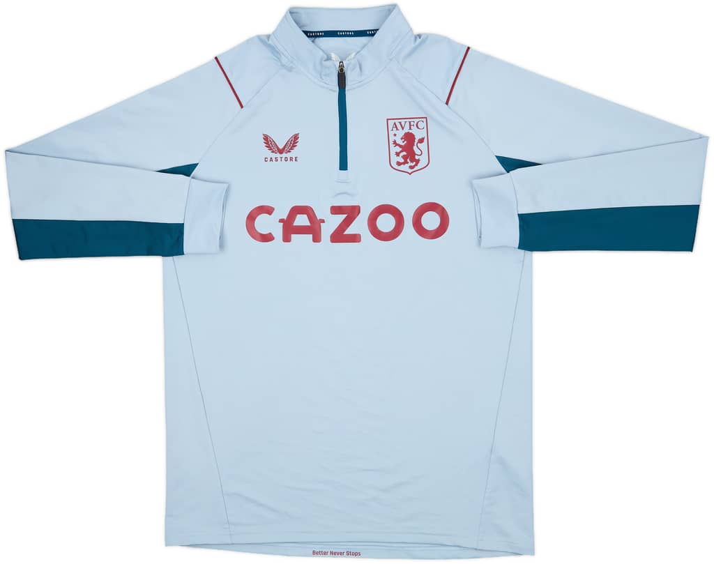 2022-23 Aston Villa Castore 1/4 Zip Drill Top - 10/10 - (M)