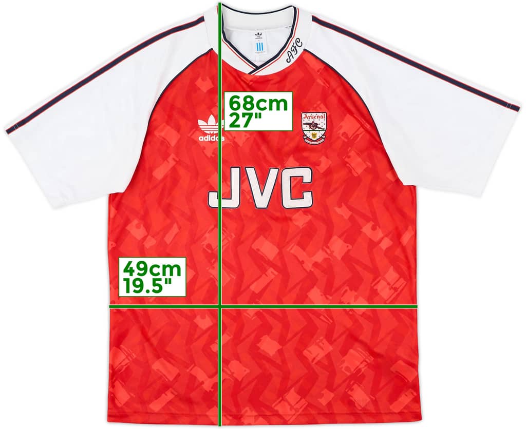 1990-92 Arsenal Reissue Home Shirt - 7/10 - (L)