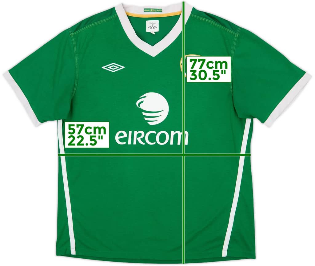 2010-11 Ireland Home Shirt - 6/10 - (XL)