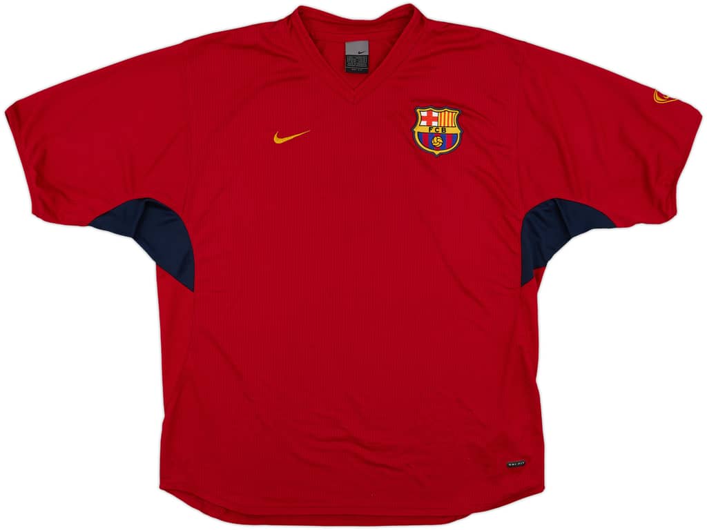 2003-04 Barcelona Nike Training Shirt - 8/10 - (L)