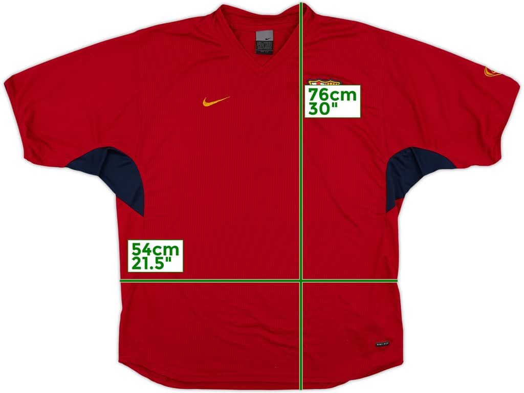 2003-04 Barcelona Nike Training Shirt - 8/10 - (L)