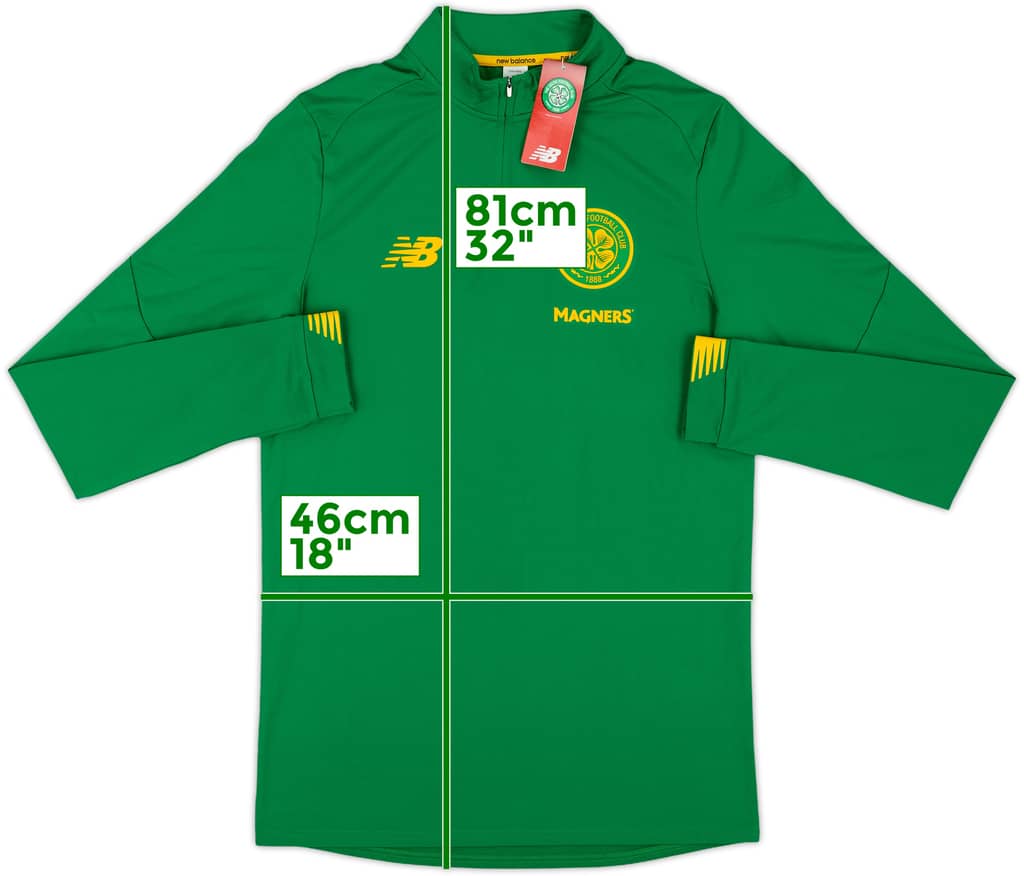 2015-16 Celtic New Balance 1/4 Zip Drill Top (M)