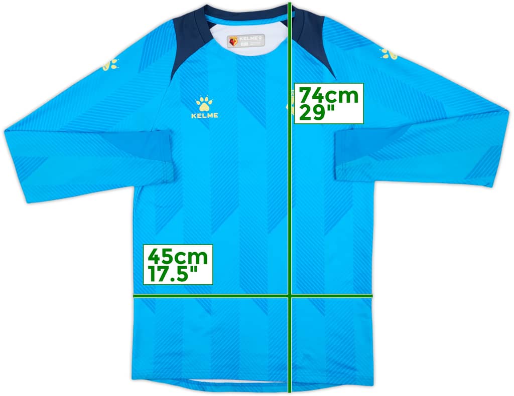 2023-24 Watford Kelme Drill Top - 8/10 - (S)