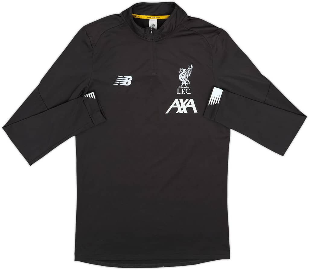 2019-20 Liverpool New Balance 1/4 Zip Drill Top - 8/10 - (S)