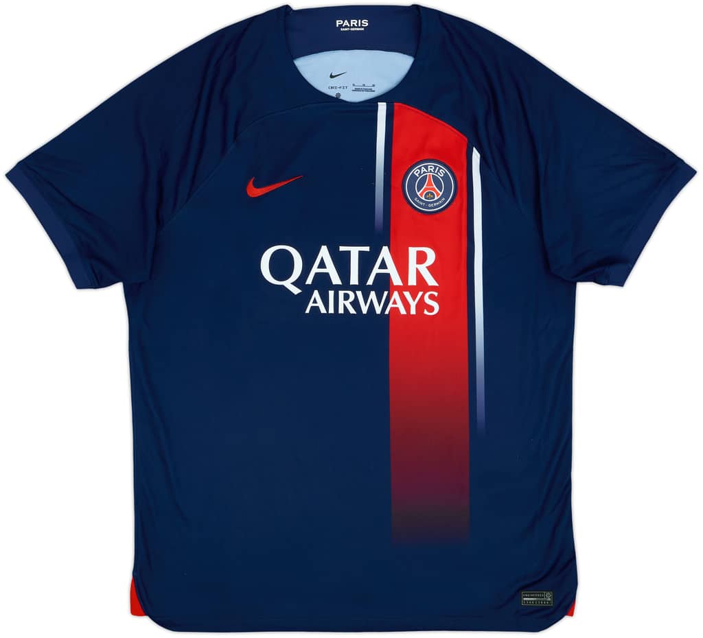 2023-24 Paris Saint-Germain Home Shirt - 8/10 - (XL)