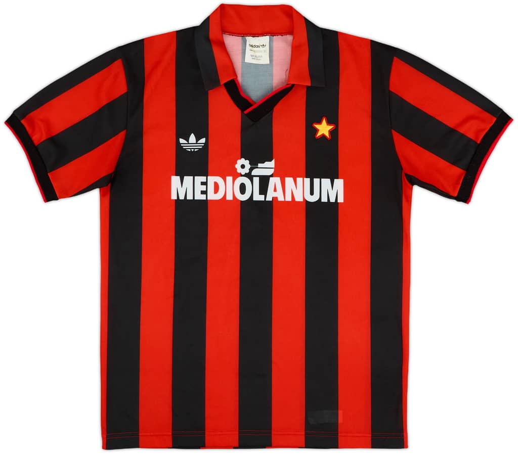 1990-91 AC Milan Home Shirt - 10/10 - (S)