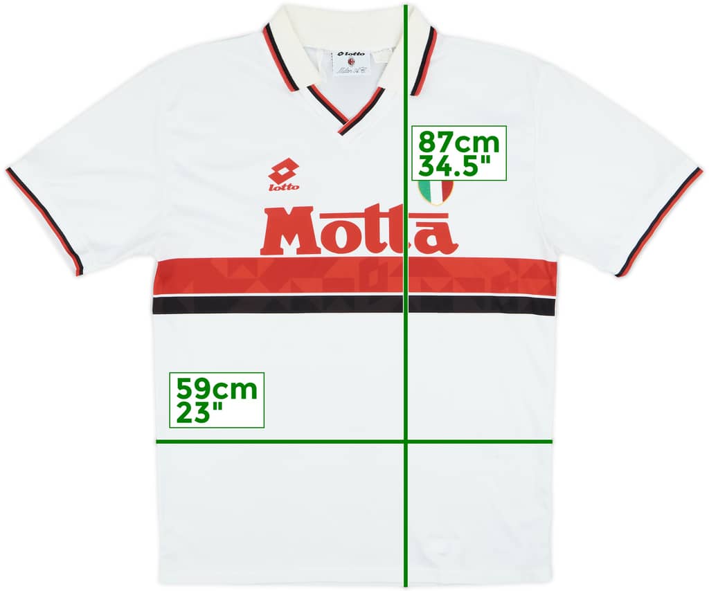 1993-94 AC Milan Away Shirt - 7/10 - (XL)