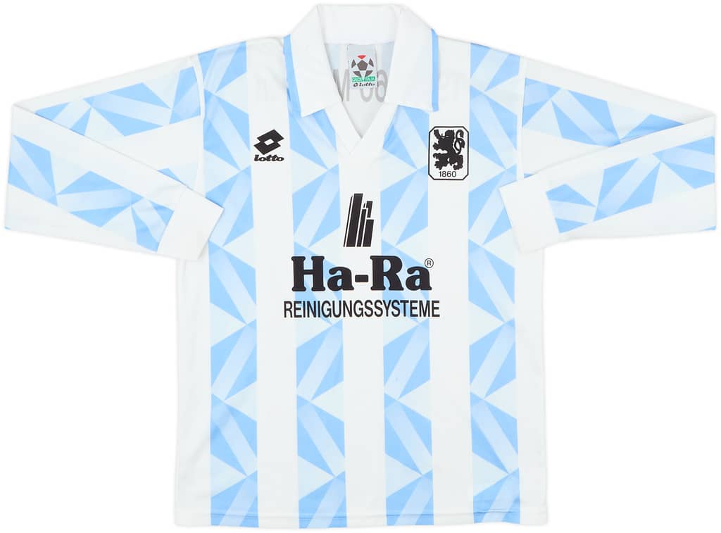 1993-94 1860 Munich Home L/S Shirt - 7/10 - (L.Boys)
