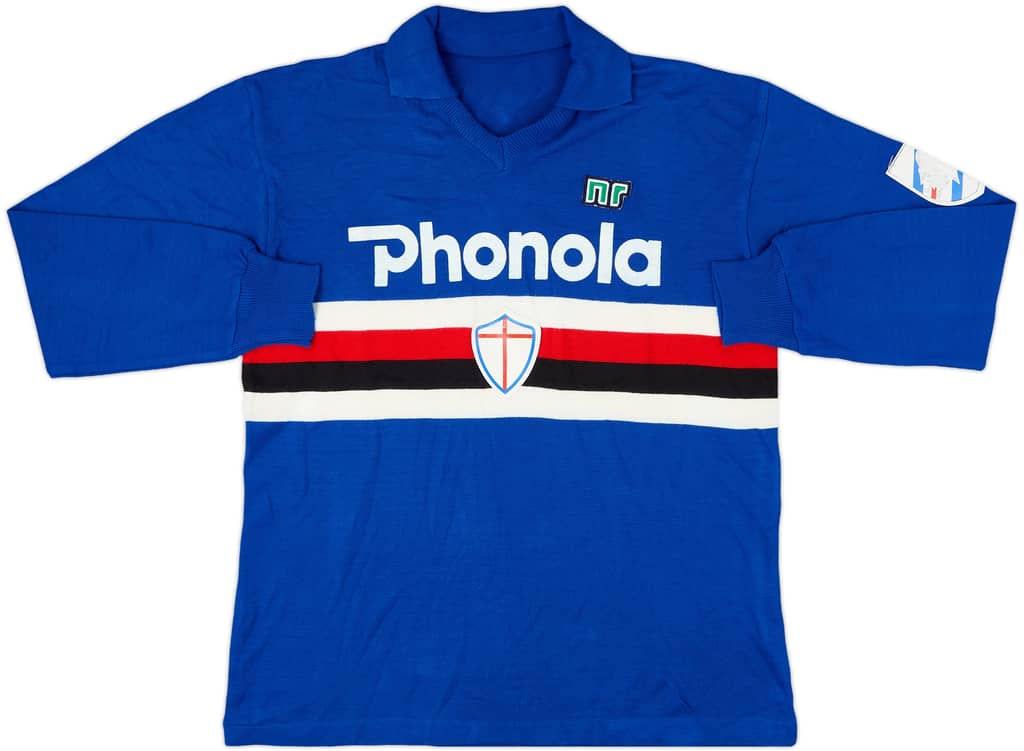 1983-84 Sampdoria Home L/S Shirt - 6/10 - (L)