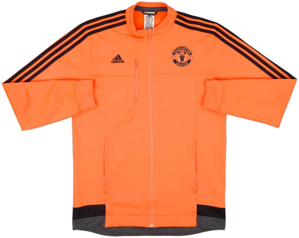 2015-16 Manchester United adidas Track Jacket - 9/10 - (M)