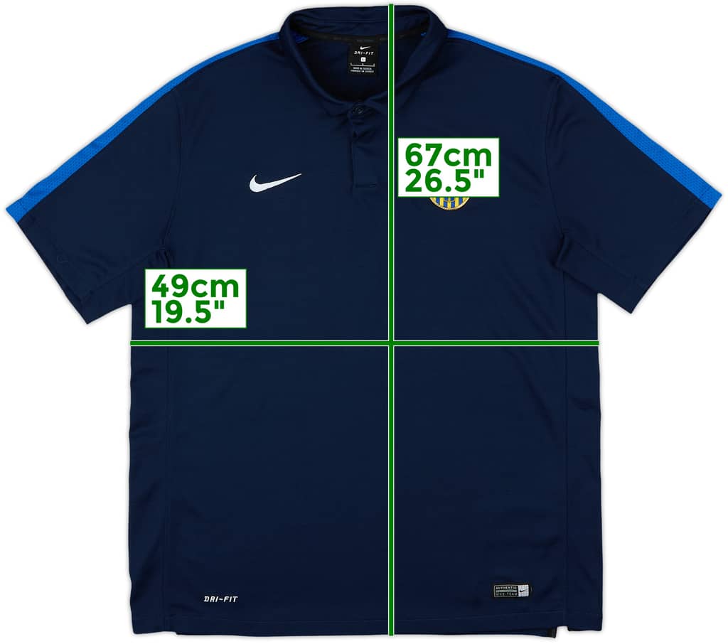 2016-17 Hellas Verona Nike Polo Shirt - 9/10 - (L)