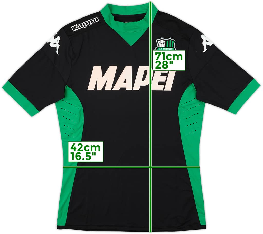 2015-16 Sassuolo Authentic GK S/S Shirt - 7/10 - (XL)
