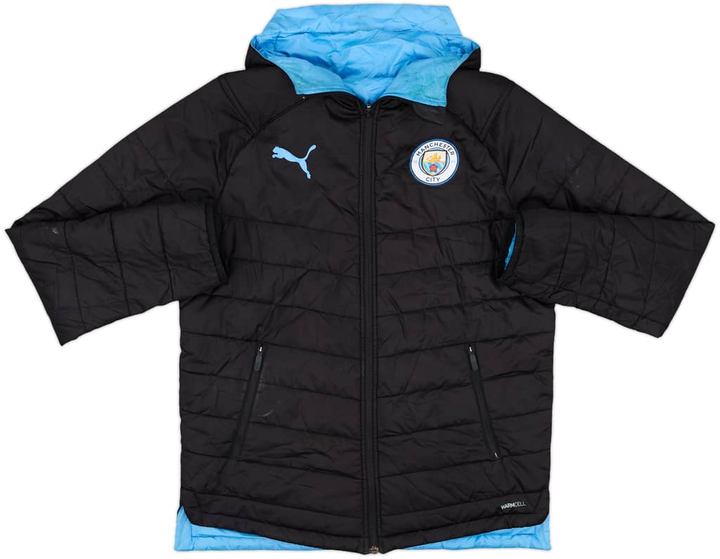 2019-20 Manchester City Puma Padded Bench Coat - 8/10 - (S)