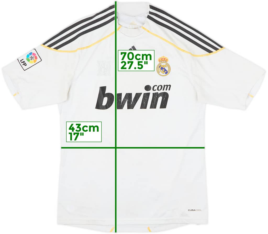 2009-10 Real Madrid Home Shirt - 4/10 - (S)