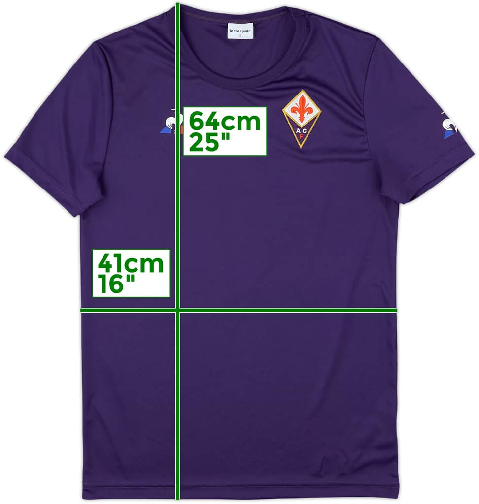 2019-20 Fiorentina Le Coq Sportif Training Shirt - 7/10 - (S)