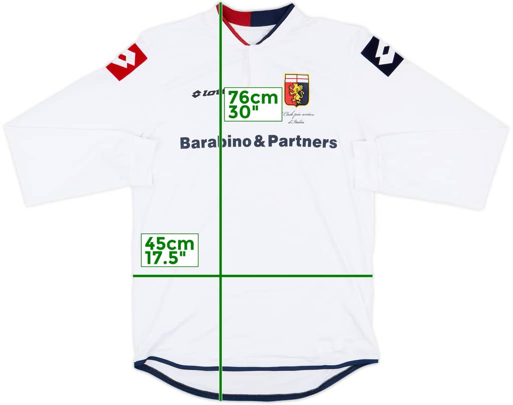 2013-14 Genoa Away L/S Shirt - 9/10 - (XL)