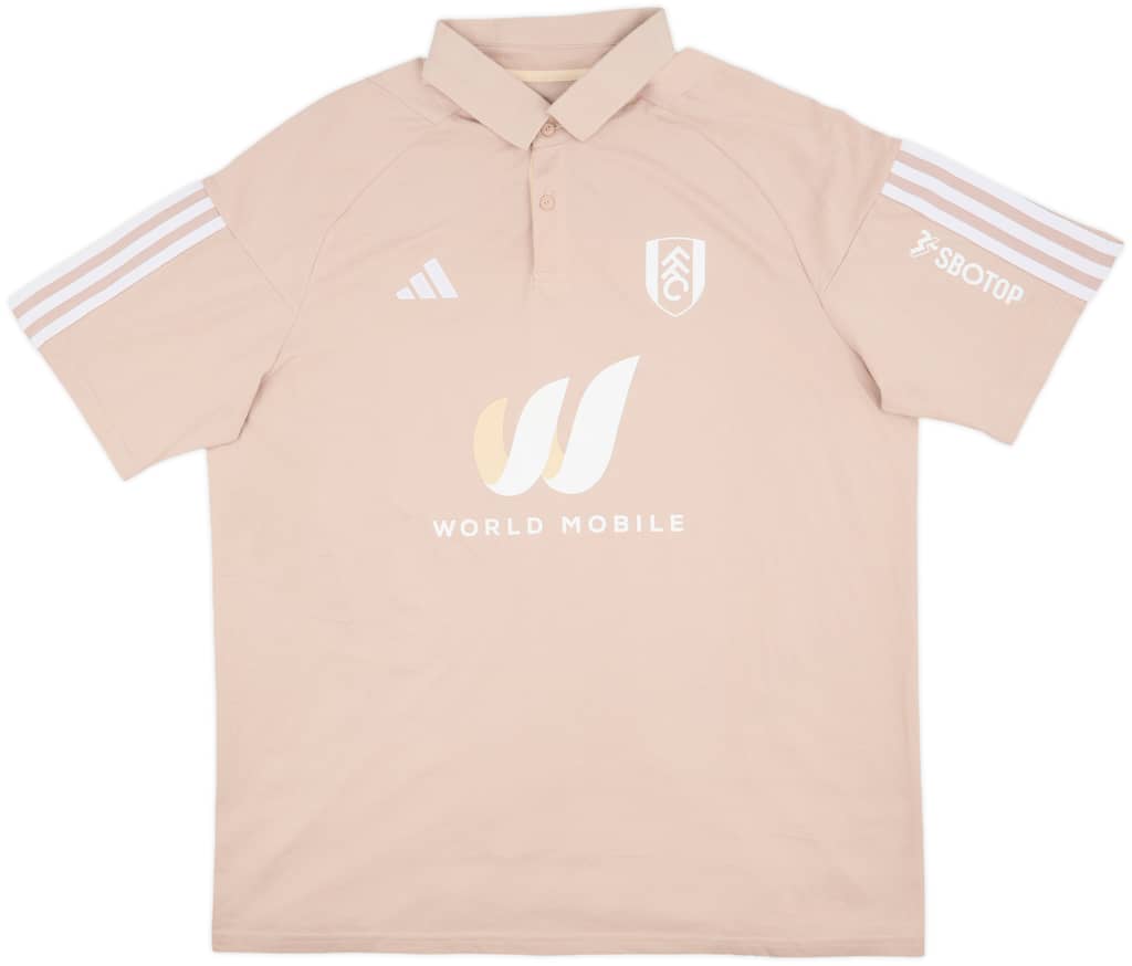 2023-24 Fulham adidas Polo Shirt - 8/10 - (XL)