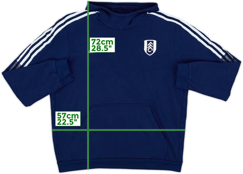 2021-22 Fulham adidas Hoodie - 9/10 - (XL)