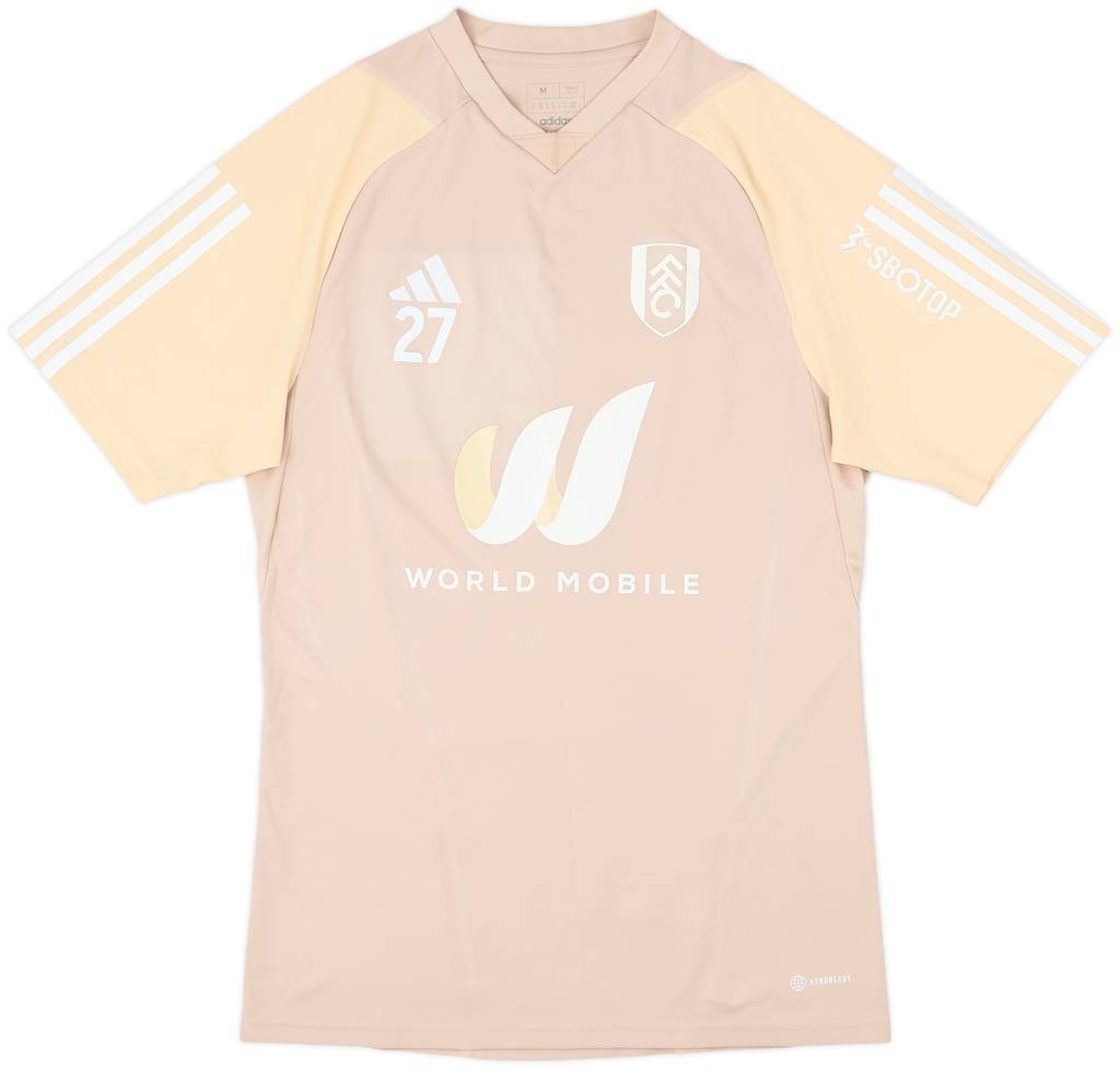 2022-23 Fulham adidas Player Issue Training Shirt #27 - 8/10 - (M)