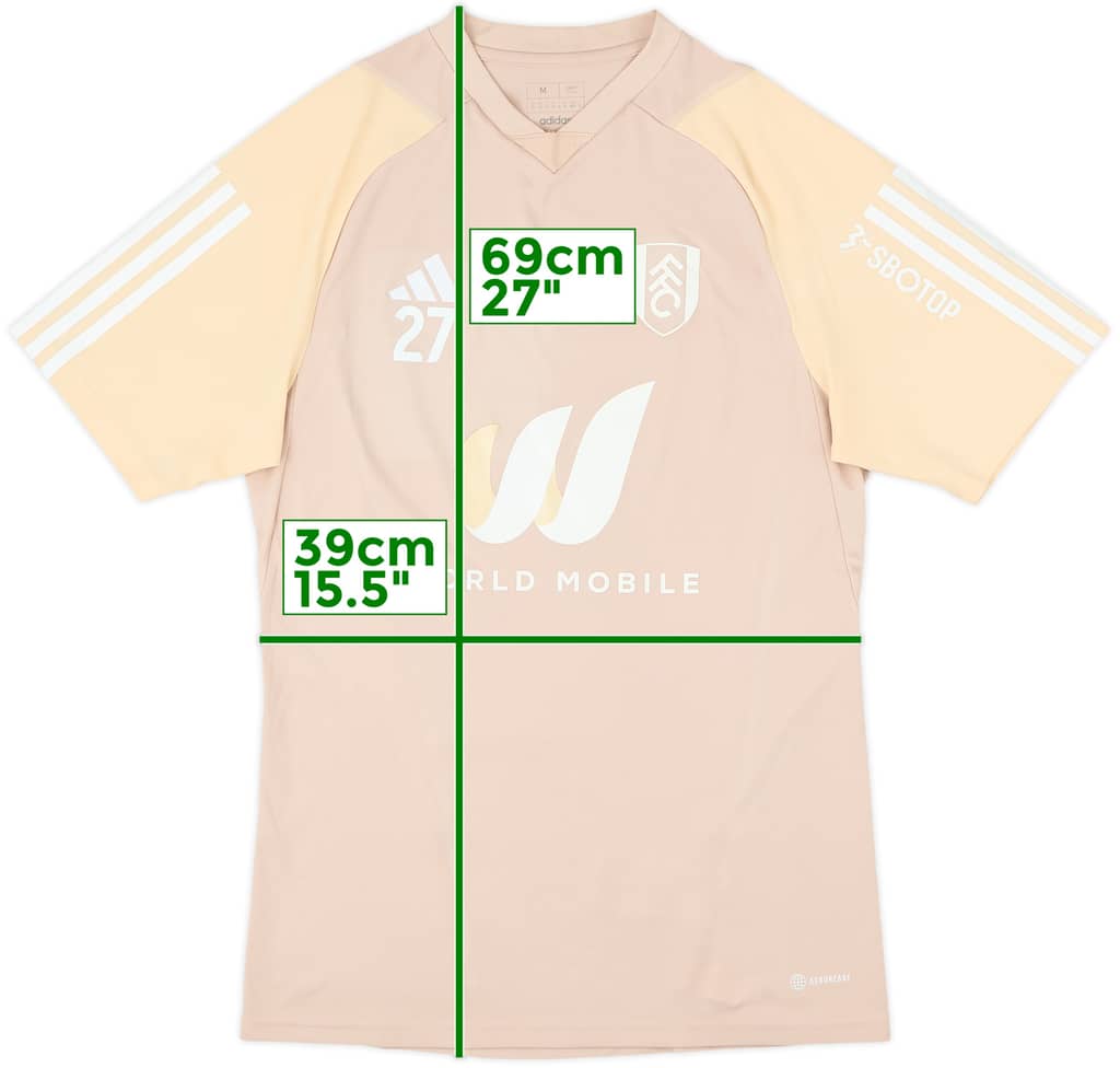 2022-23 Fulham adidas Player Issue Training Shirt #27 - 8/10 - (M)