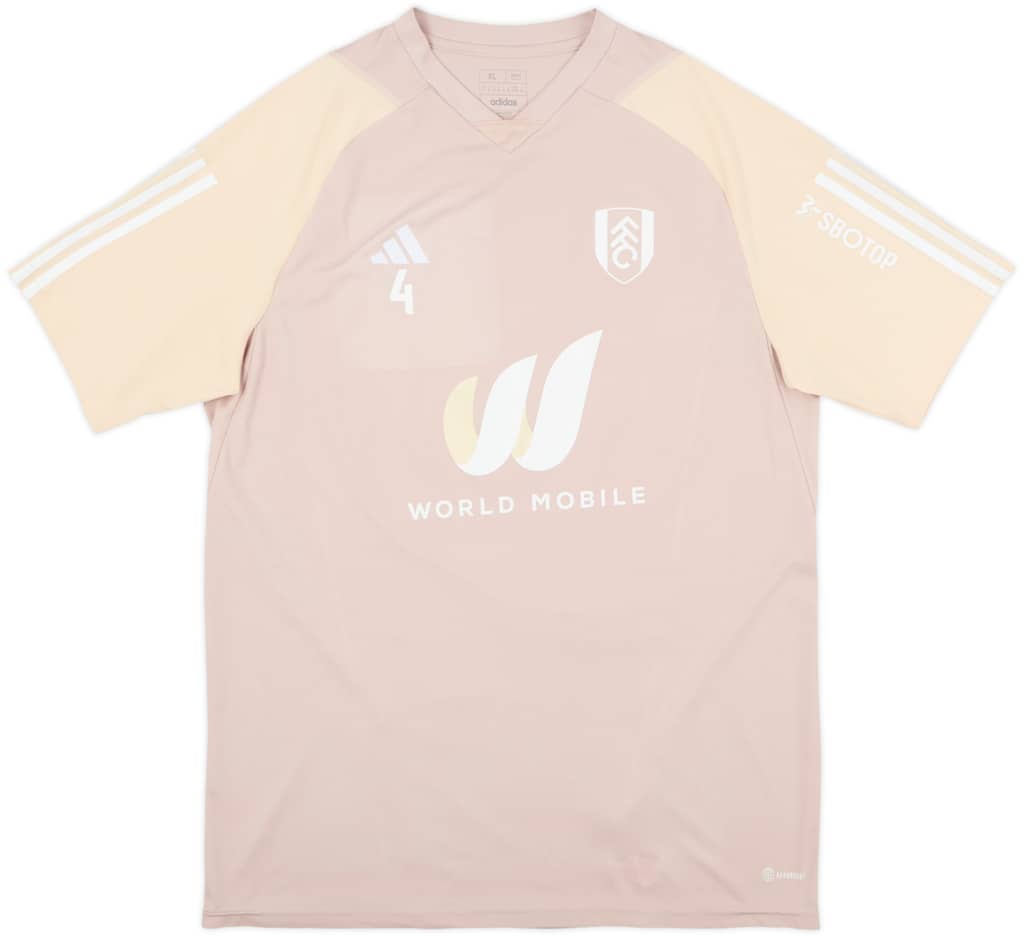 2022-23 Fulham adidas Player Issue Training Shirt #4 - 8/10 - (XL)