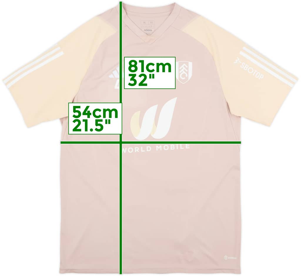 2022-23 Fulham adidas Player Issue Training Shirt #4 - 8/10 - (XL)