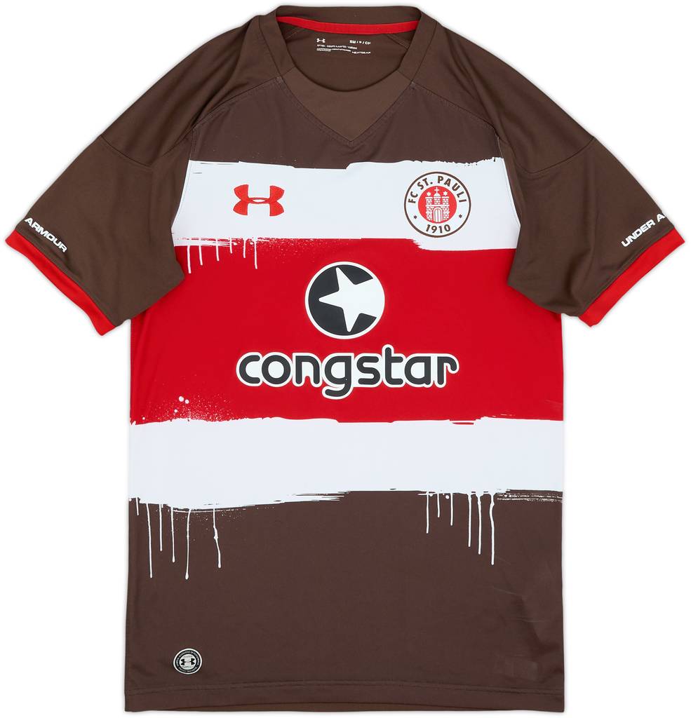 2017-18 St Pauli Home Shirt - 8/10 - (S)