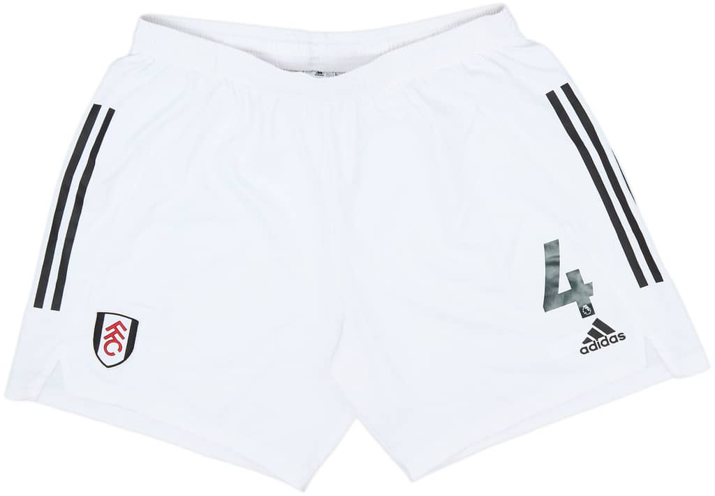 2021-22 Fulham Player Issue Away Shorts #4 (Tosin) - 8/10 - (XXL)
