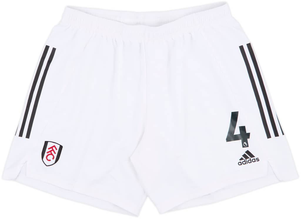 2021-22 Fulham Player Issue Away Shorts #4 - 10/10 - (XXL)