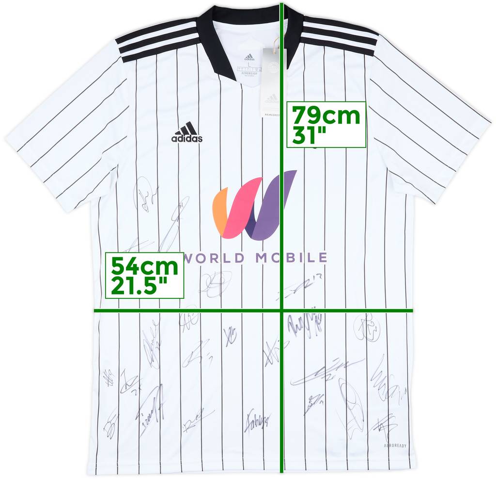 2021-22 Fulham Squad Signed Home Shirt (M)