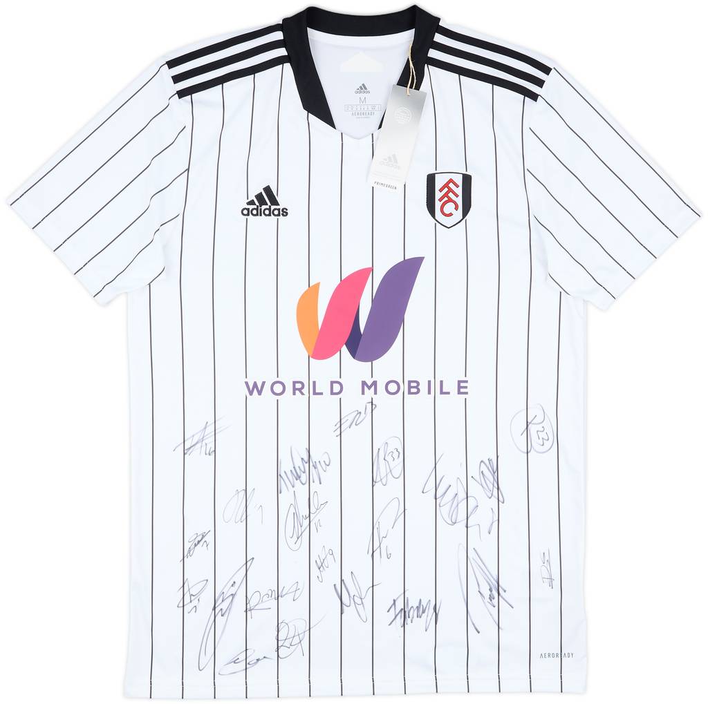 2021-22 Fulham Squad Signed Home Shirt (M)