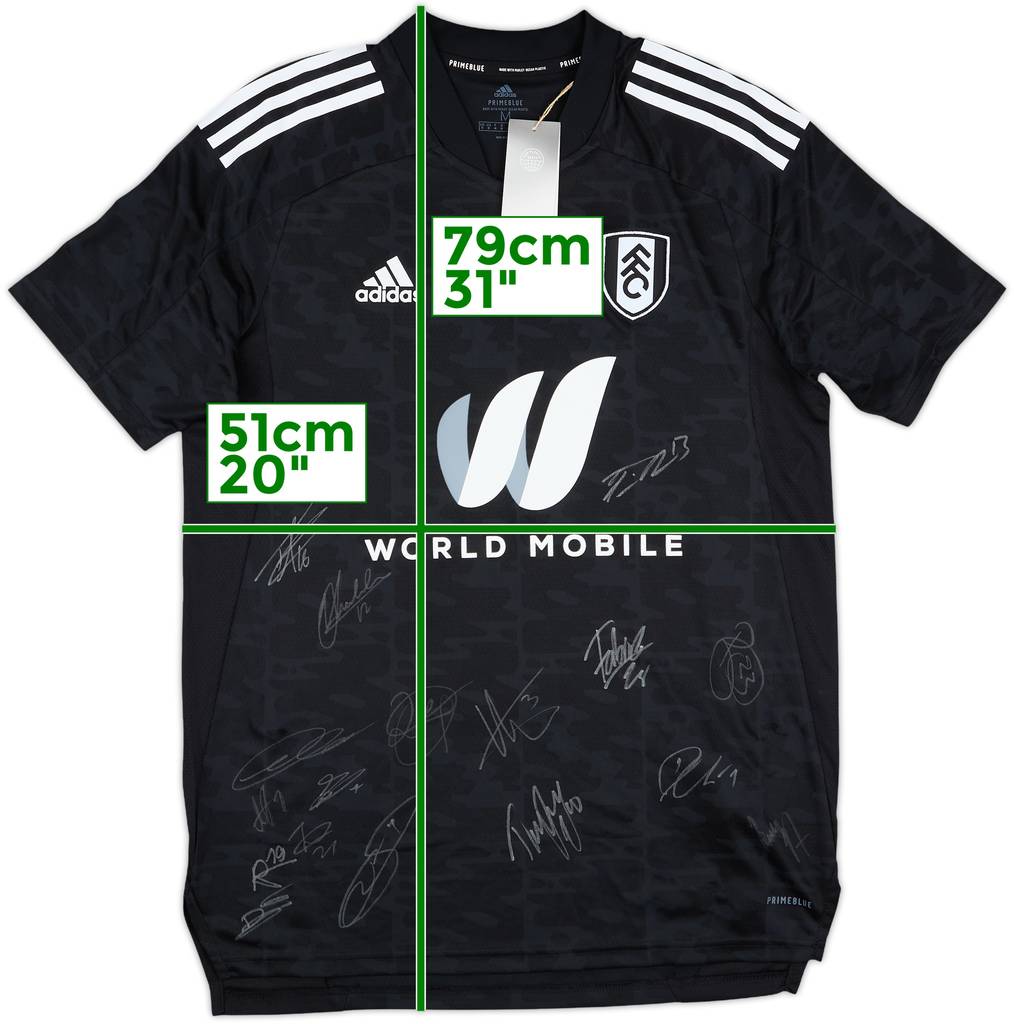 2022-23 Fulham Squad Signed Third Shirt (M)
