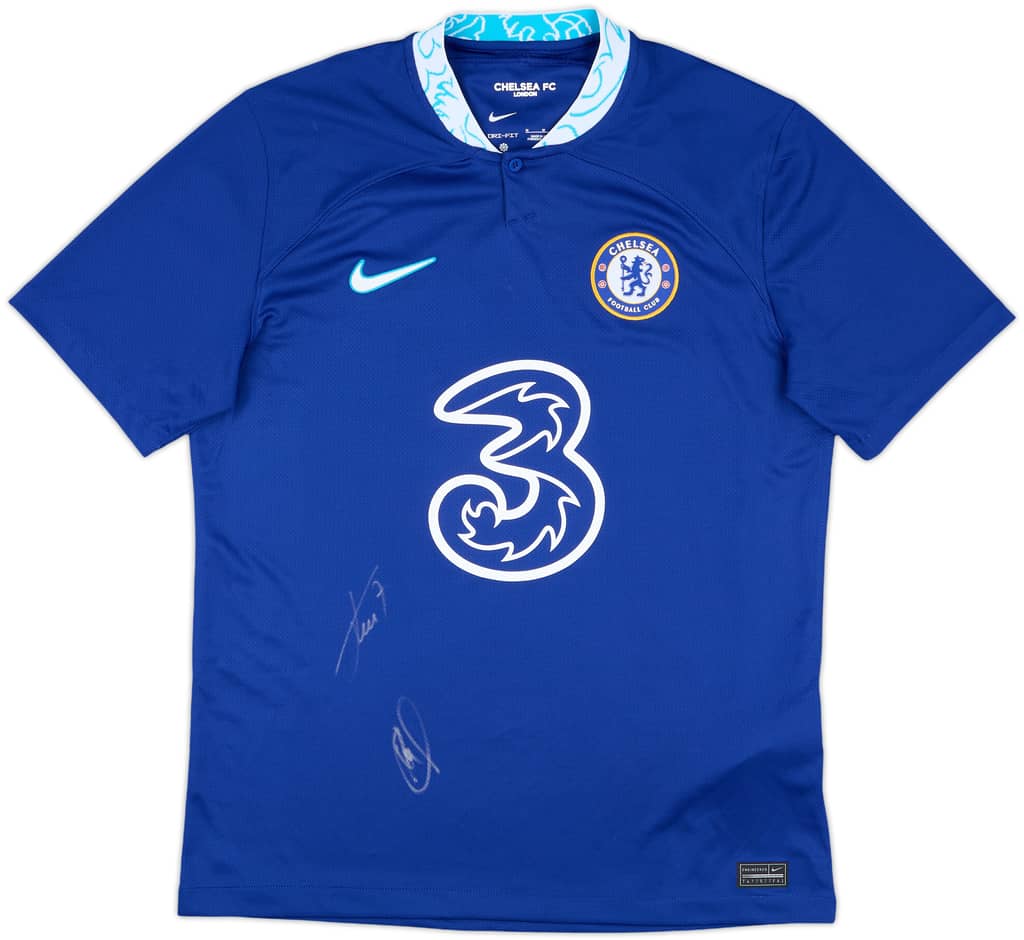 2022-23 Chelsea Signed Home Shirt - 8/10 - (M)