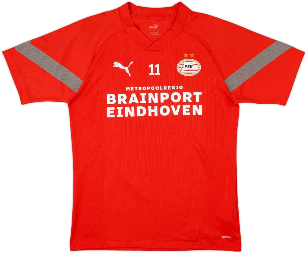 2021-22 PSV Puma Player Issue Training Shirt #11 - 10/10 - (L)