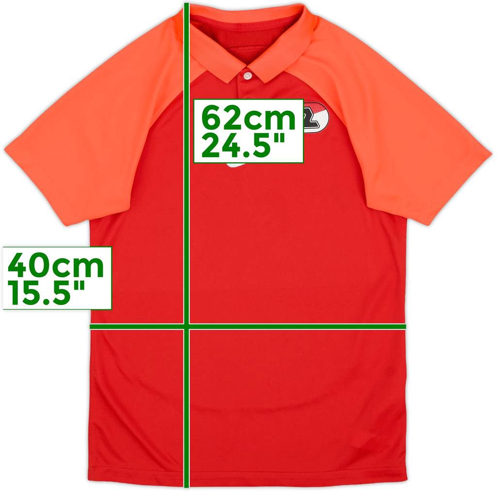 2023-24 AZ Alkmaar Nike Polo Shirt - 9/10 - (L.Boys)