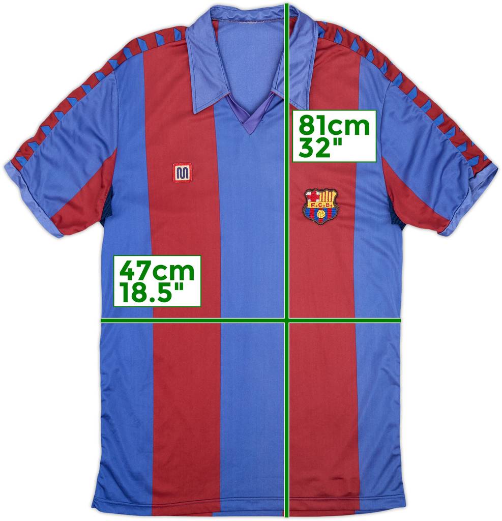 1984-89 Barcelona Home Shirt - 7/10 - (S)