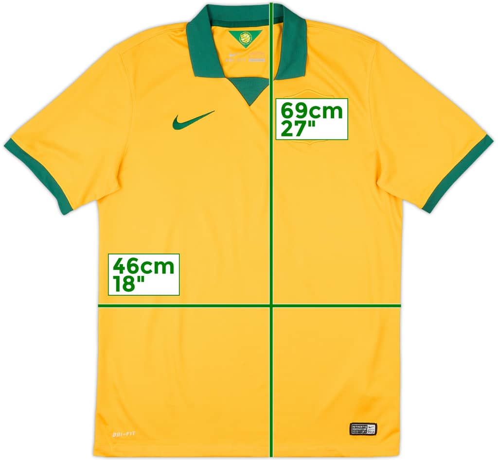 2014-15 Australia Home Shirt - 9/10 - (M)