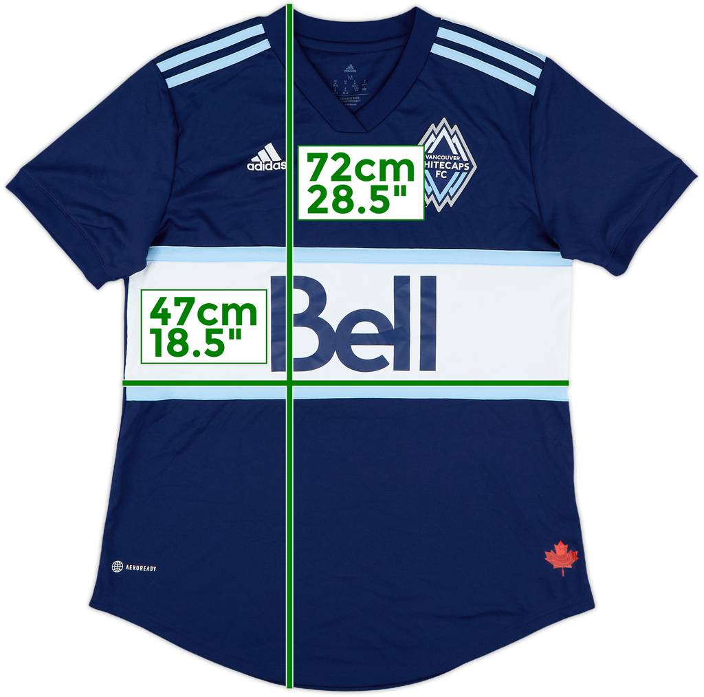 2022 Vancouver Whitecaps Away Shirt - 9/10 - (Women's M)