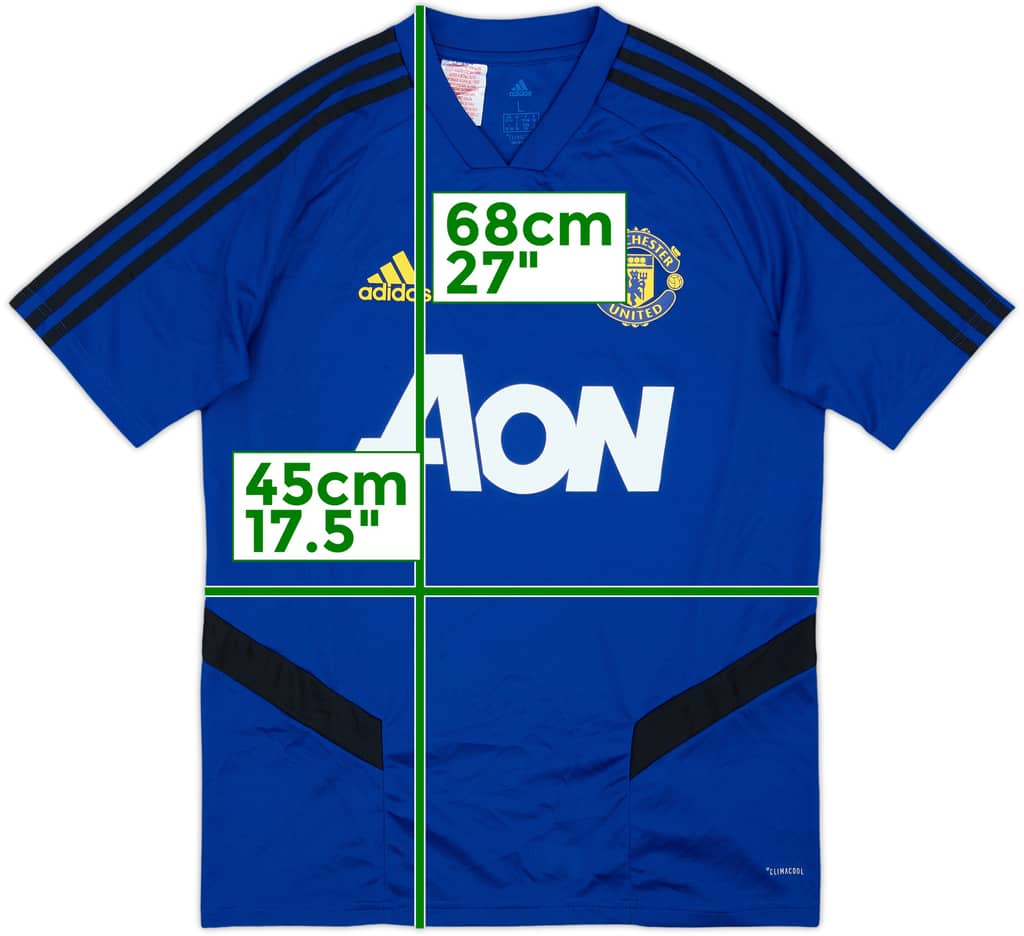 2019-20 Manchester United adidas Training Shirt - 8/10 - (L.Boys)