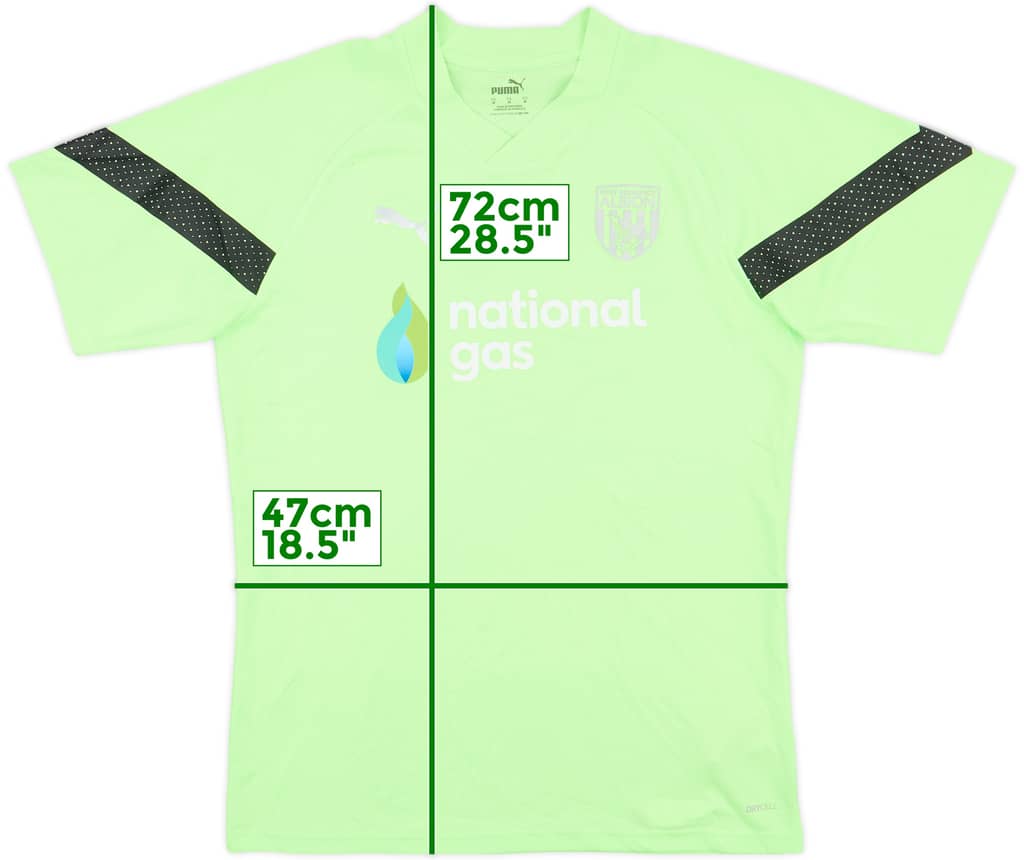 2021-22 West Brom Puma Training Shirt - 7/10 - (M)